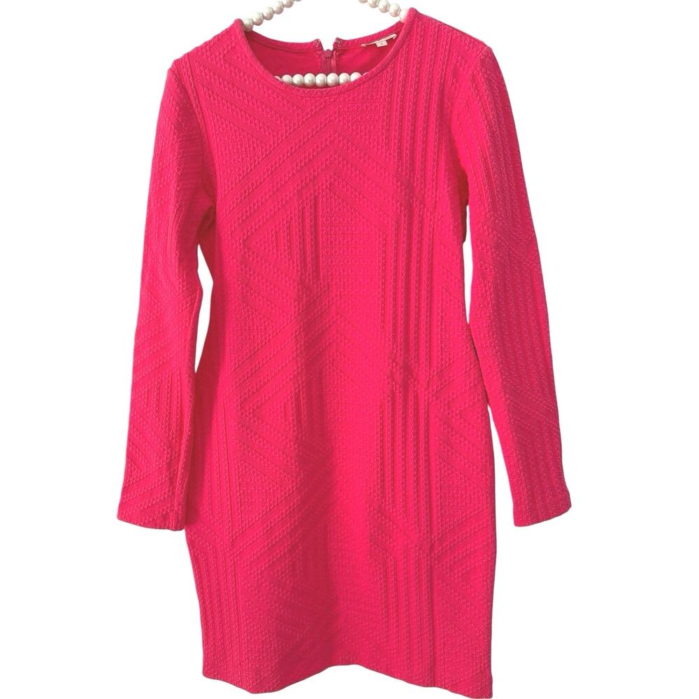 Shoshanna Women's Embossed Knit Brooklyn Dress sz6